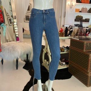 Rag and Bone ankle skinny high rise denim
